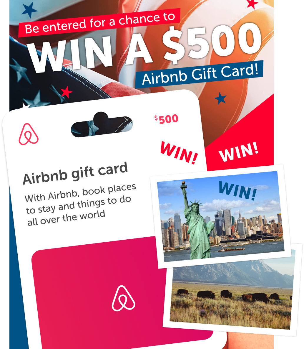 Win a $500 Airbnb Gift Card